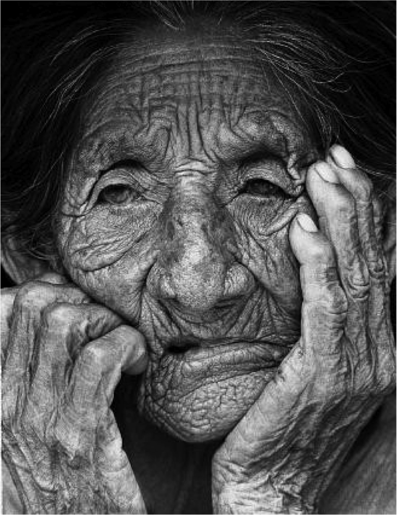 The old woman for a long time did not let anyone into her apartment. That' The old woman for a long time did not let anyone into her apartment. That'