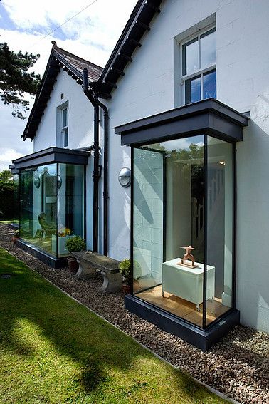 frameless glass box seat to residential property wwwiqglassuk - maison avec toit en verre frameless glass box seat to residential property wwwiqglassuk - maison avec toit en verre