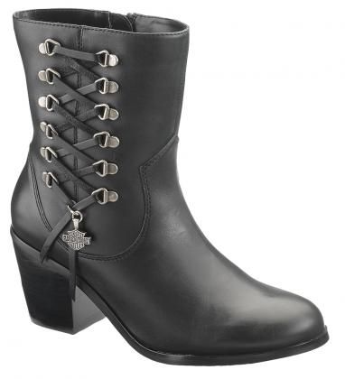 HARLEY DAVIDSON D84439 Alanis Leather Harley Davidson Women Leather Boots