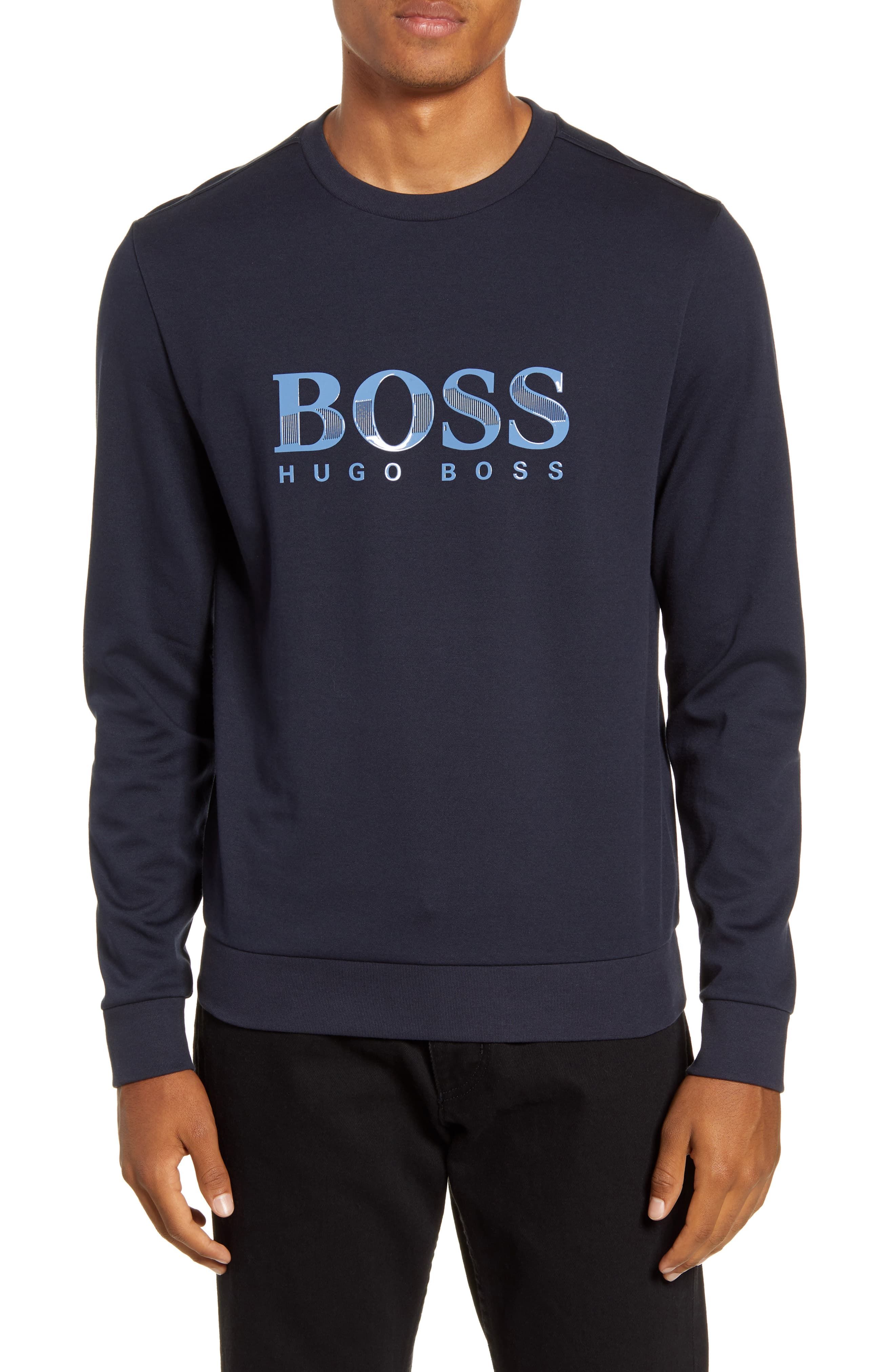 Hugo Boss Polo Men/'s Crew Neck Long Sleeve T-Shirt New All sizes