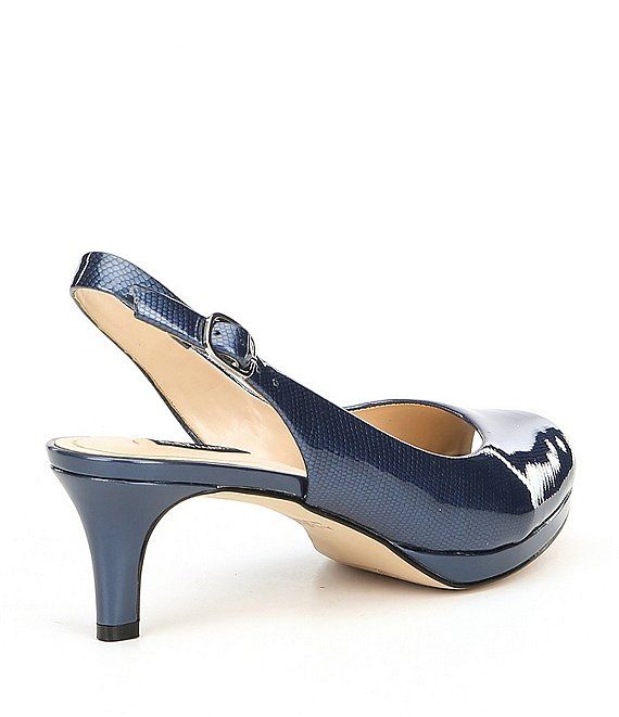 Alex Marie Melanie Patent Leather Slingback Pumps | Dillard's ...