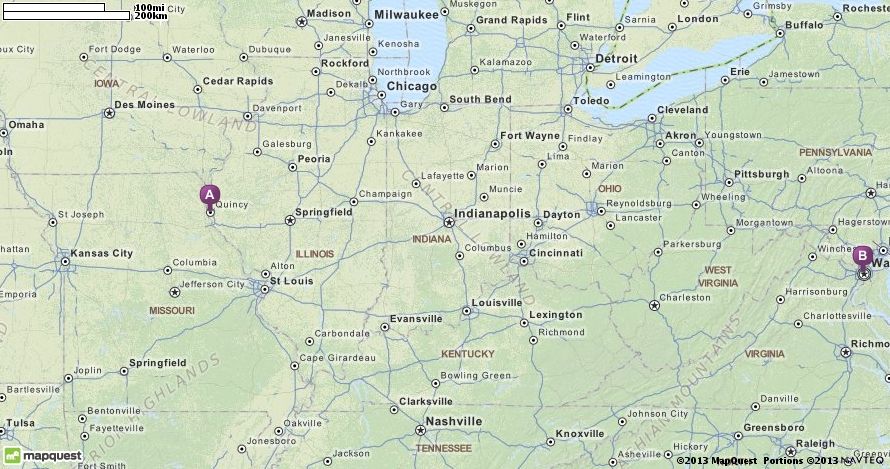 fingers gecrossed...Driving Directions from Quincy, Illinois to fingers gecrossed...Driving Directions from Quincy, Illinois to