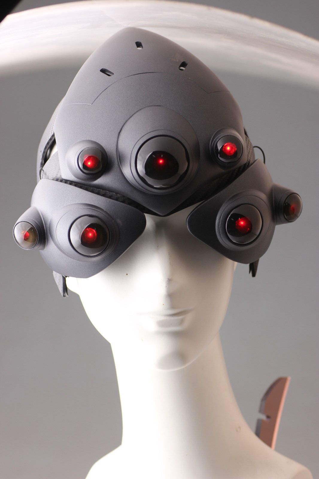 OW Widowmaker cosplay helmet Emily Rakova Black OVERWATCH breath light LED mask