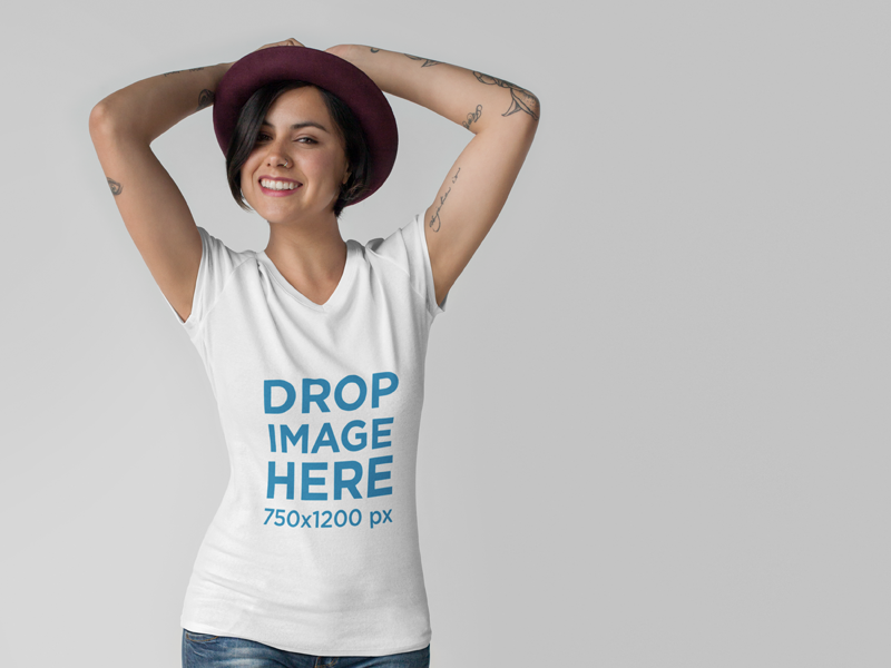 Download Pin on Apparel Mockups by Placeit