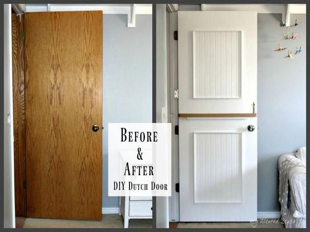 DIY Dutch Door #homeremodelingdiy