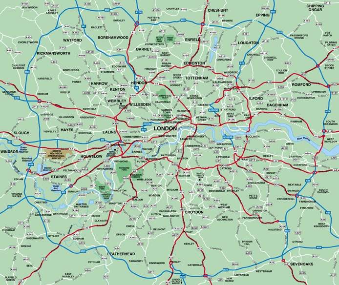 nice london tourist attractions map