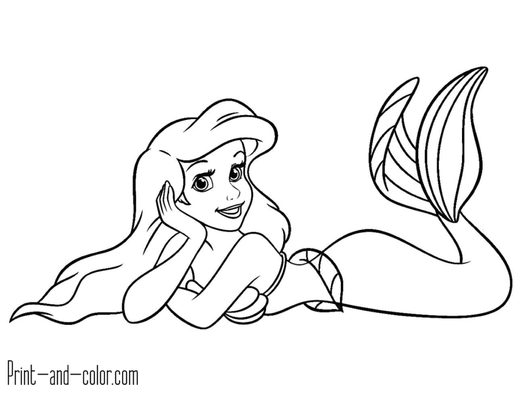 The Little Mermaid Coloring Pages Print And Color Com Mermaid Coloring Pages Mermaid Coloring Book Disney Coloring Pages