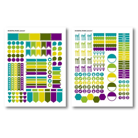 India Blue Pea Sticker Package Planner things Printable image regarding Printable Stickers Staples known as India Blue Pea Sticker Package Planner things Printable