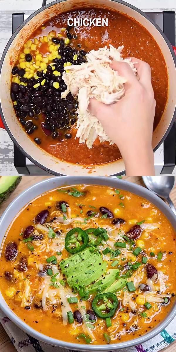 Creamy Chicken Enchilada Soup Creamy Chicken Enchilada Soup