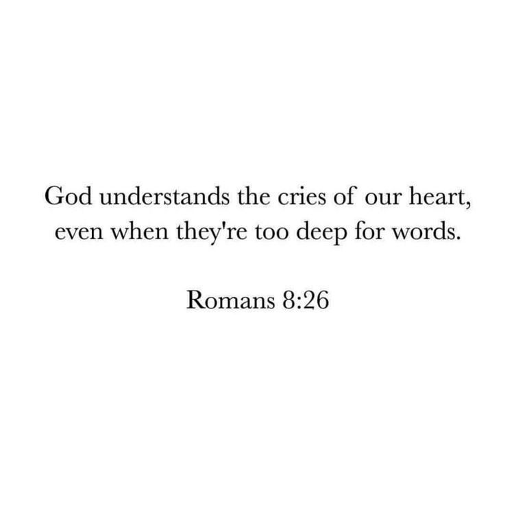 I know sometimes we can be so upset and distraught that we don’t have the words nor strength to speak. . . Luckily, God knows what we need before we even ask and.. . . He hears our hearts. . . “When You Don’t Know What To Do” : https://www.chloemgooden.com/home/when-you-dont-know-what-to-do/ . . Romans 8:26 “In the same way, the Spirit helps us in our weakness. We do not know what we ought to pray for, but the Spirit himself intercedes for us through wordless groans.” Bible Verses Quotes Inspirational, Biblical Quotes, Prayer Quotes, Verse Quotes, Jesus Quotes, Faith Quotes, Spiritual Quotes, Words Quotes, Sayings