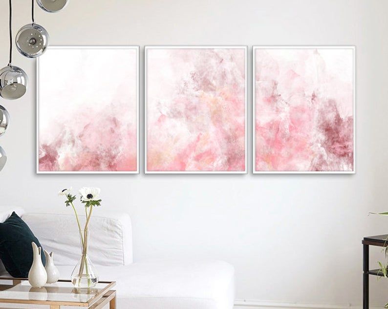 Pink Wall Art Prints Bedroom Wall Decor Pink Flowers Print Etsy Pink Bedroom Decor Bedroom Decor For Women Wall Decor Bedroom