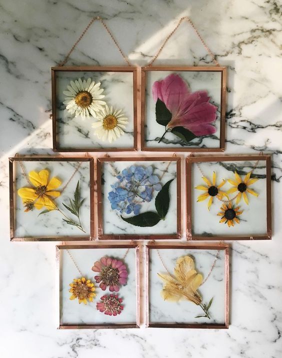 Hauptdekorationen; gerahmte Blumen; Heimwerker und Handwerker; DIY Hauptdekorationen