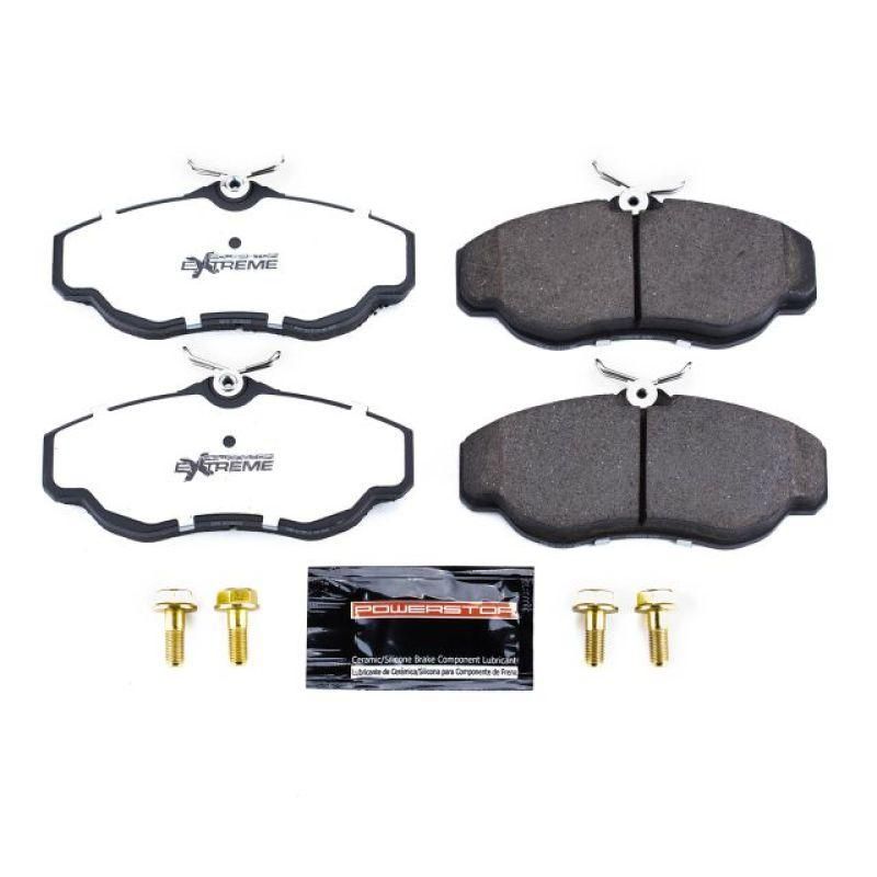 Power Stop Z36-676 Front Z36 Truck & Tow Carbon Fiber-Ceramic Brake Pads with Hardware Power Stop Z36-676 Front Z36 Truck & Tow Carbon Fiber-Ceramic Brake Pads with Hardware