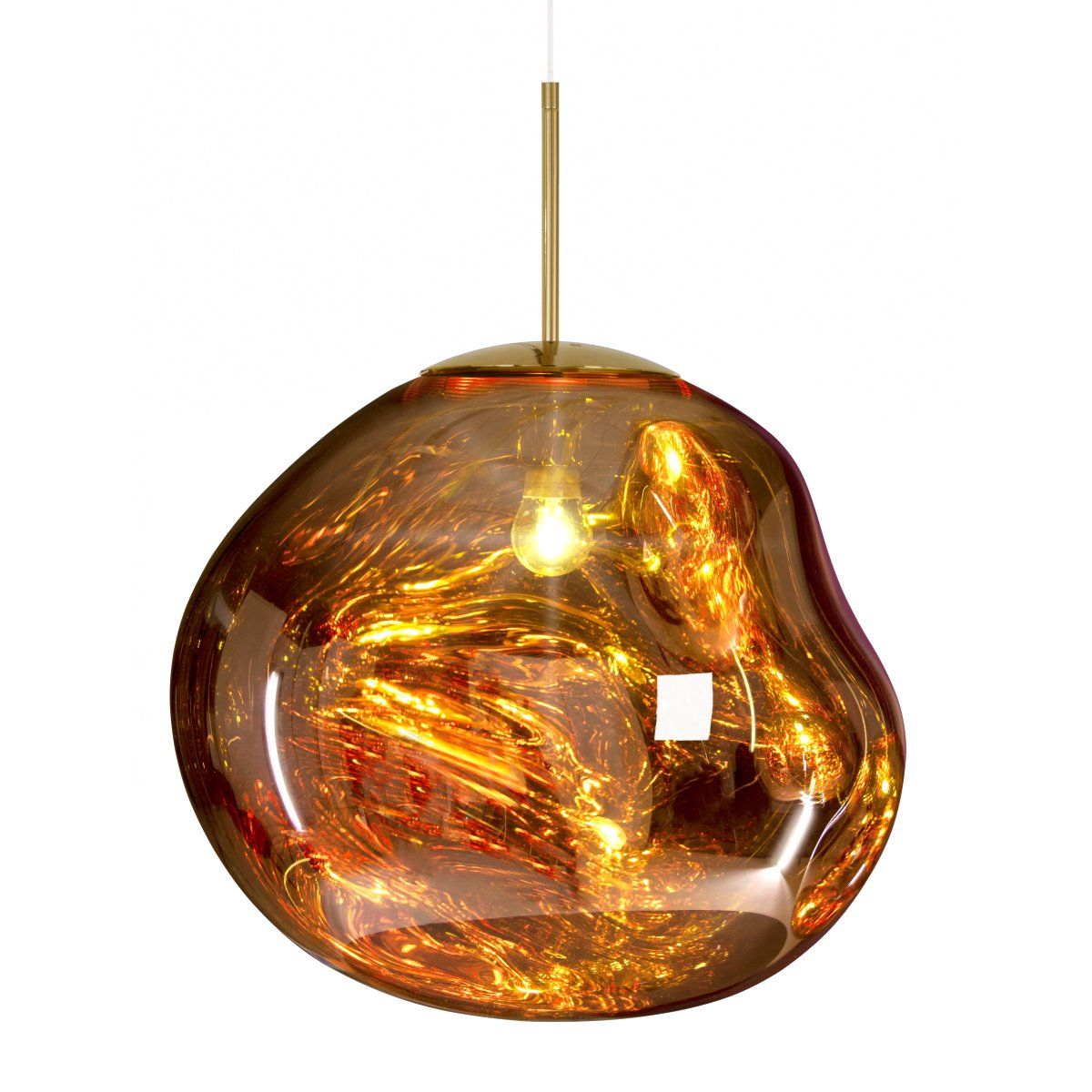 Melt Pendelleuchte Gold | Lampe suspendue, Suspension 3 Tom Dixon Lampe, Pendelleuchte, Hängelampe Melt Pendant