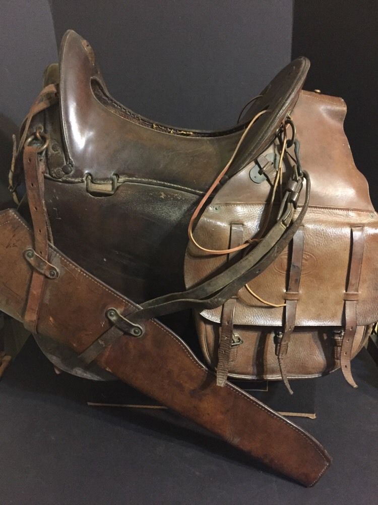 WW1 US McClellan Military Cavalry Horse Saddle 1917/18 11.5",Bags, Canteen, Etc Horse Gear, Horse Tack, Saddleseat Riding, Cowgirl And Horse, Horse Equipment, Arm Armor, Western Saddle, Headstall, Horseriding