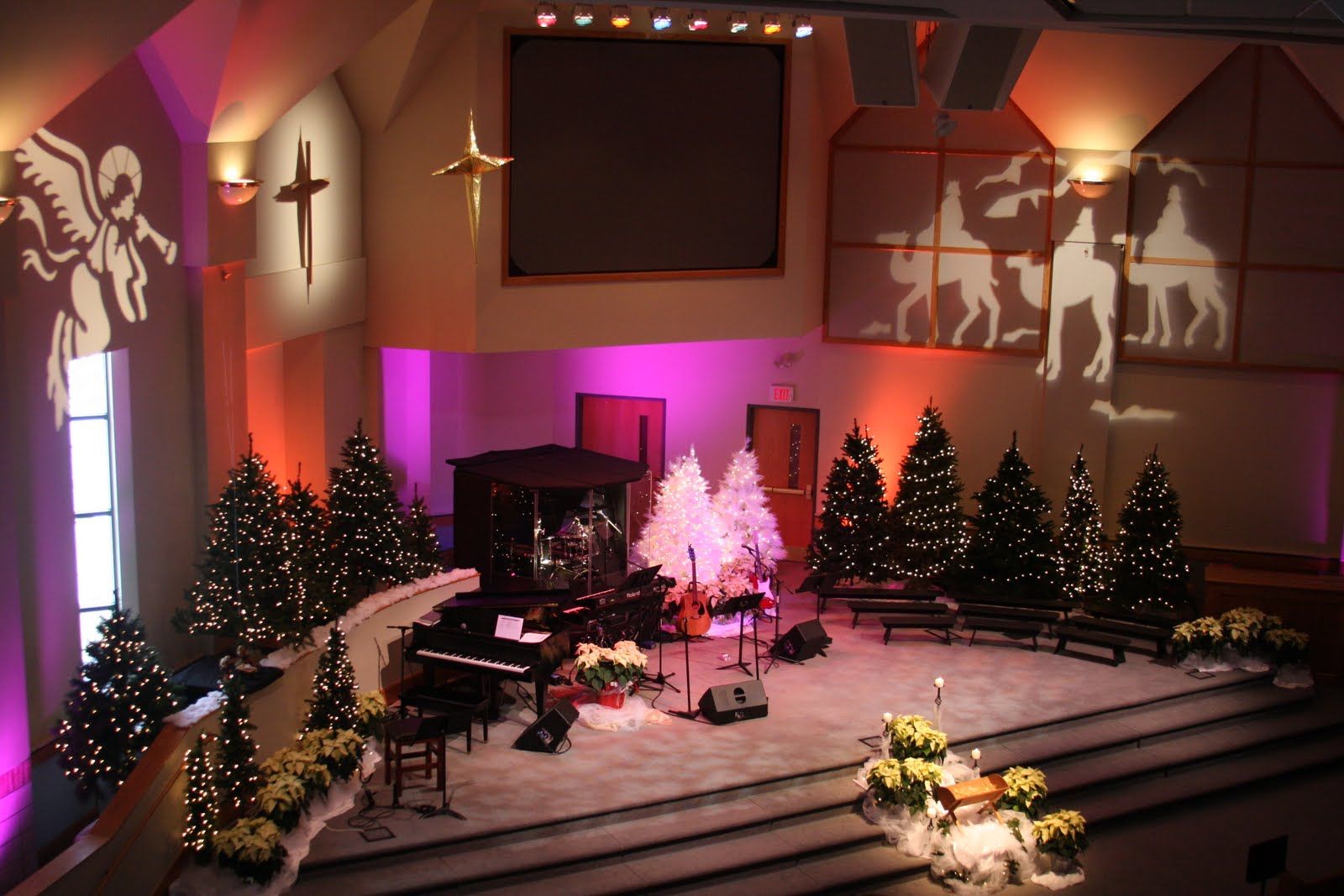 Church Stage Decorating Ideas Back To Fake Trees Advent 2009 Church Stage Decorating Ideas Back To Fake Trees Advent 2009