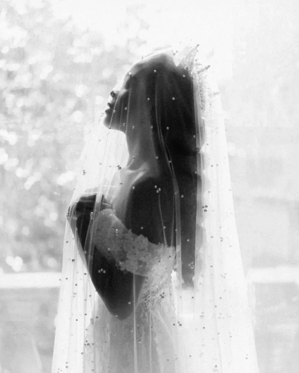 A statement bridal veil adorned with pearls for a modern twist | wedding inspiration, wedding planning, romantic wedding inspo, wedding fashion, wedding look, wedding outfit inspo, bridal style, bridal look, bridal outfit, bridal inspo, bridal veil, wedding veil inspo, wedding veils, veils styles, elegant wedding inspo, bridal accessories, bridal details, elegant wedding inspo, romantic bride, engaged, 2023 wedding, veils inspo, veils ideas, glamorous bride #weddinginspiration #bridalstyle Wedding Picture Poses, Wedding Poses, Veil Wedding Pictures, Wedding Crown Veil, Wedding Veil Styles, Wedding Inspo, Wedding Ideas, Bridal Inspo, Romantic Wedding Photos Poses