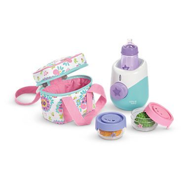 Bottle And A Jar Of Food New American Girl Doll Bitty Baby Bib