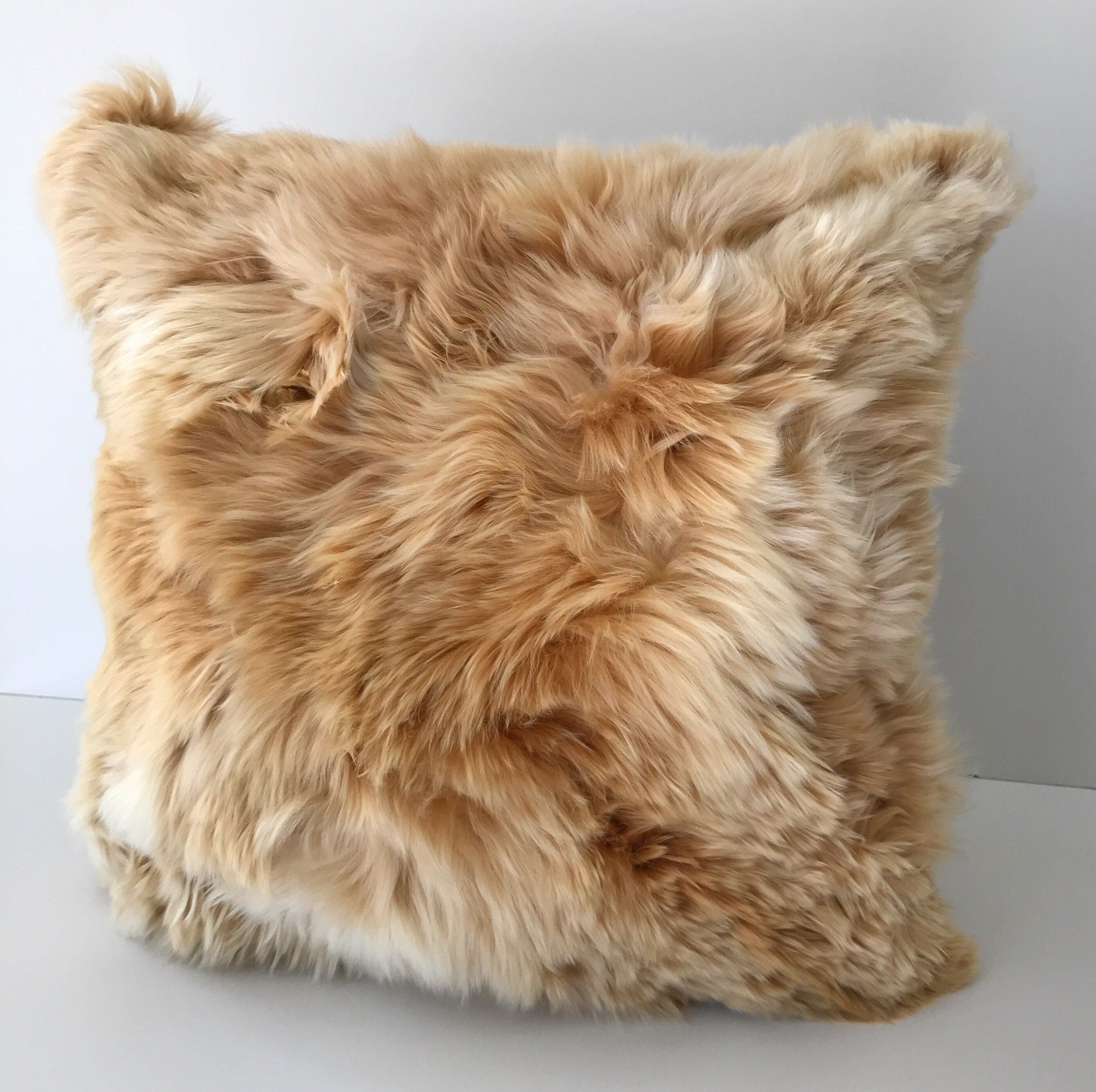 Taupe, Baby Alpaca Fur pillow cover. 20 Alpaca fur pillow | Etsy