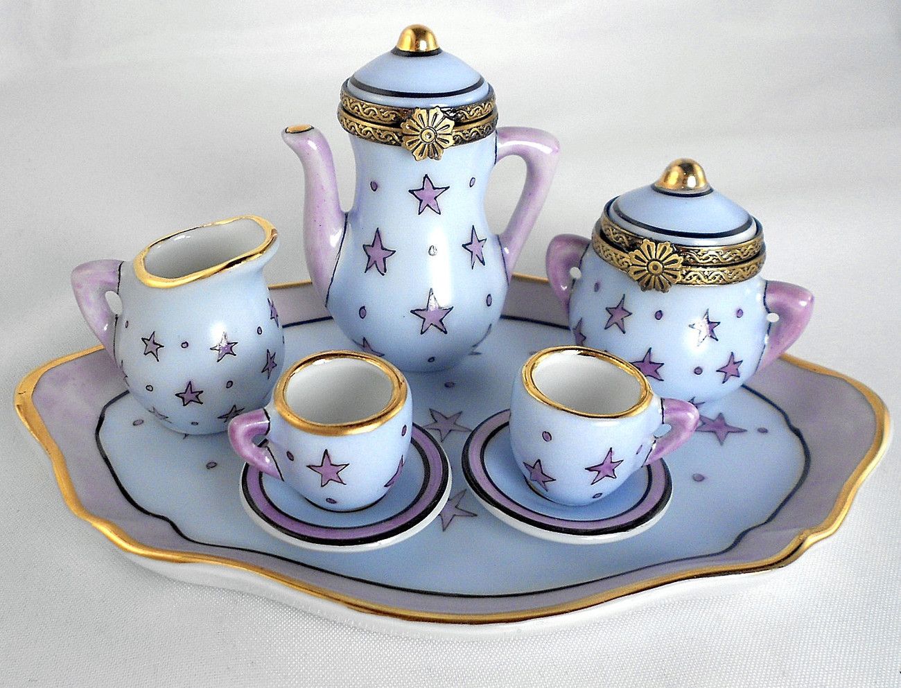 Ladies Of Fashion Porcelain Miniature Collection 25 Bonanza Find everything but the ordinary Kids tea set