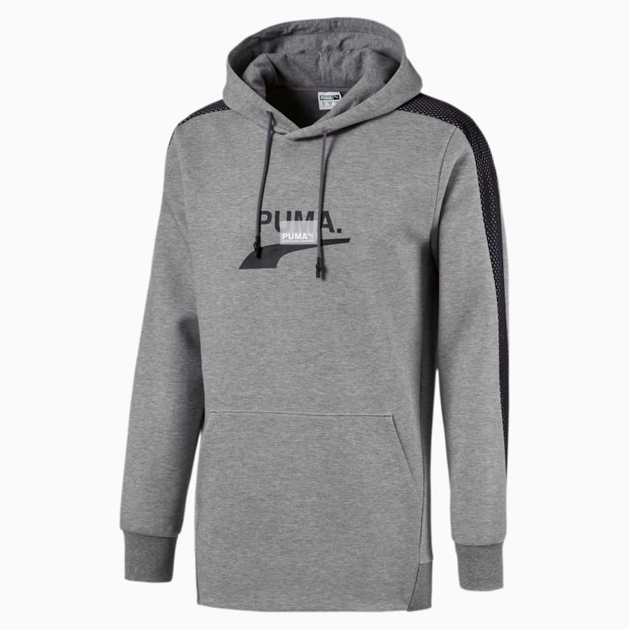 PUMA Sweat à capuche Avenir pour Homme, Gris/Bruyère, Taille XL in