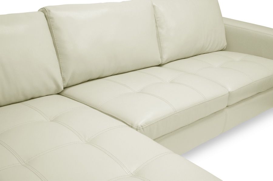 Lazenby Cream Leather Modern Sectional Sofa Whole Interiors Lazenby Cream Leather Modern Sectional, Baxton Studio Cream Leather Sectional Sofa