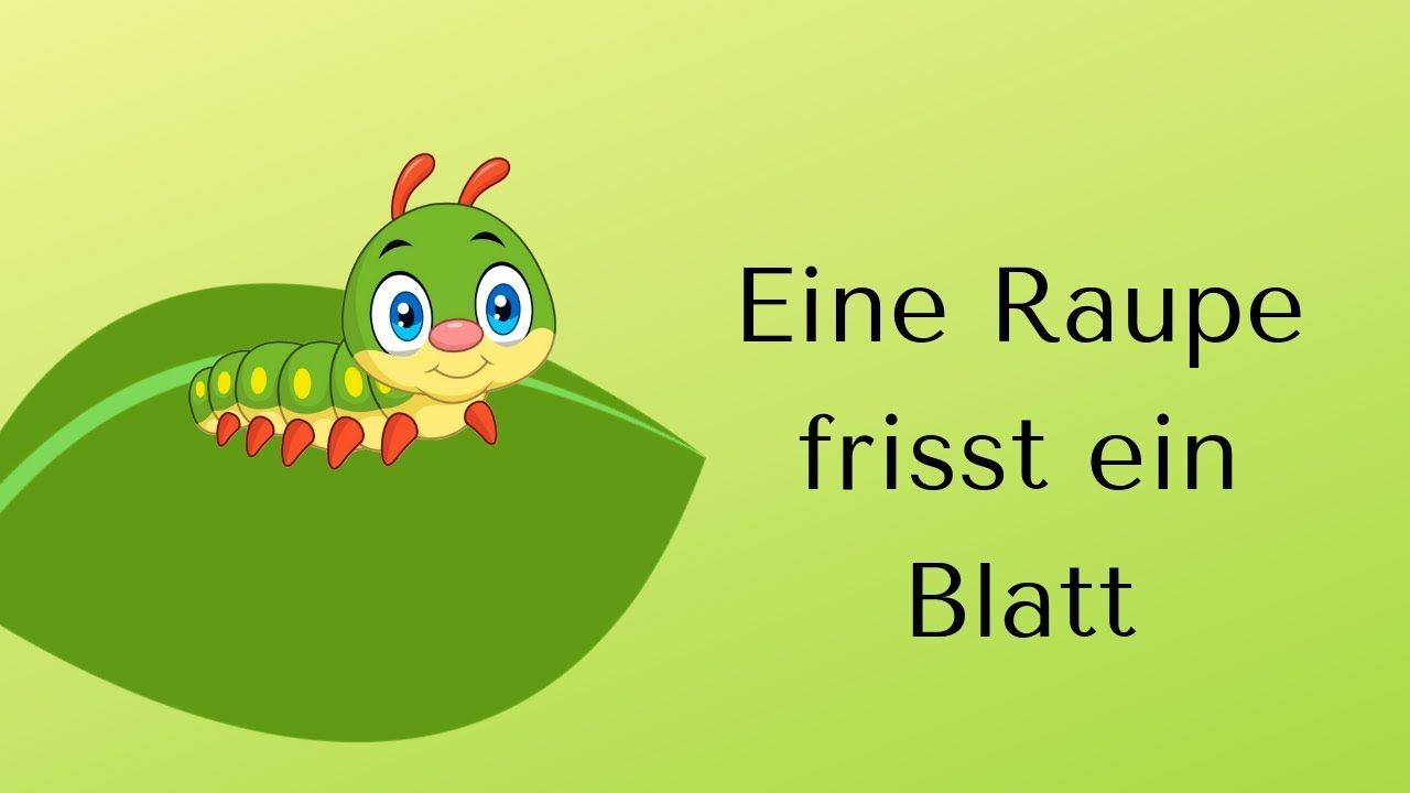 EINE RAUPE frisst ein Blatt (Krippe - Lied mit GESTEN EINE RAUPE frisst ein Blatt (Krippe - Lied mit GESTEN