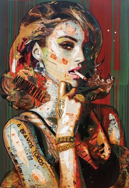 Fashion Art Collage, Collage Art