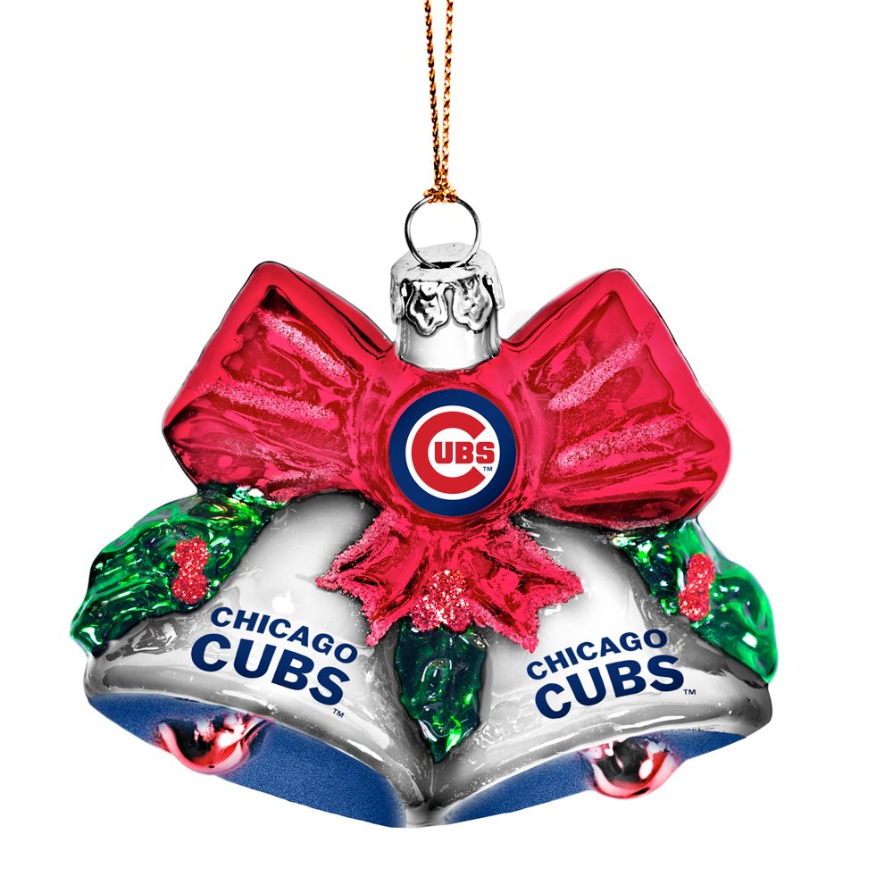 glitter ornament Chicago Cubs Christmas Ornament Cubs Christmas Ornament