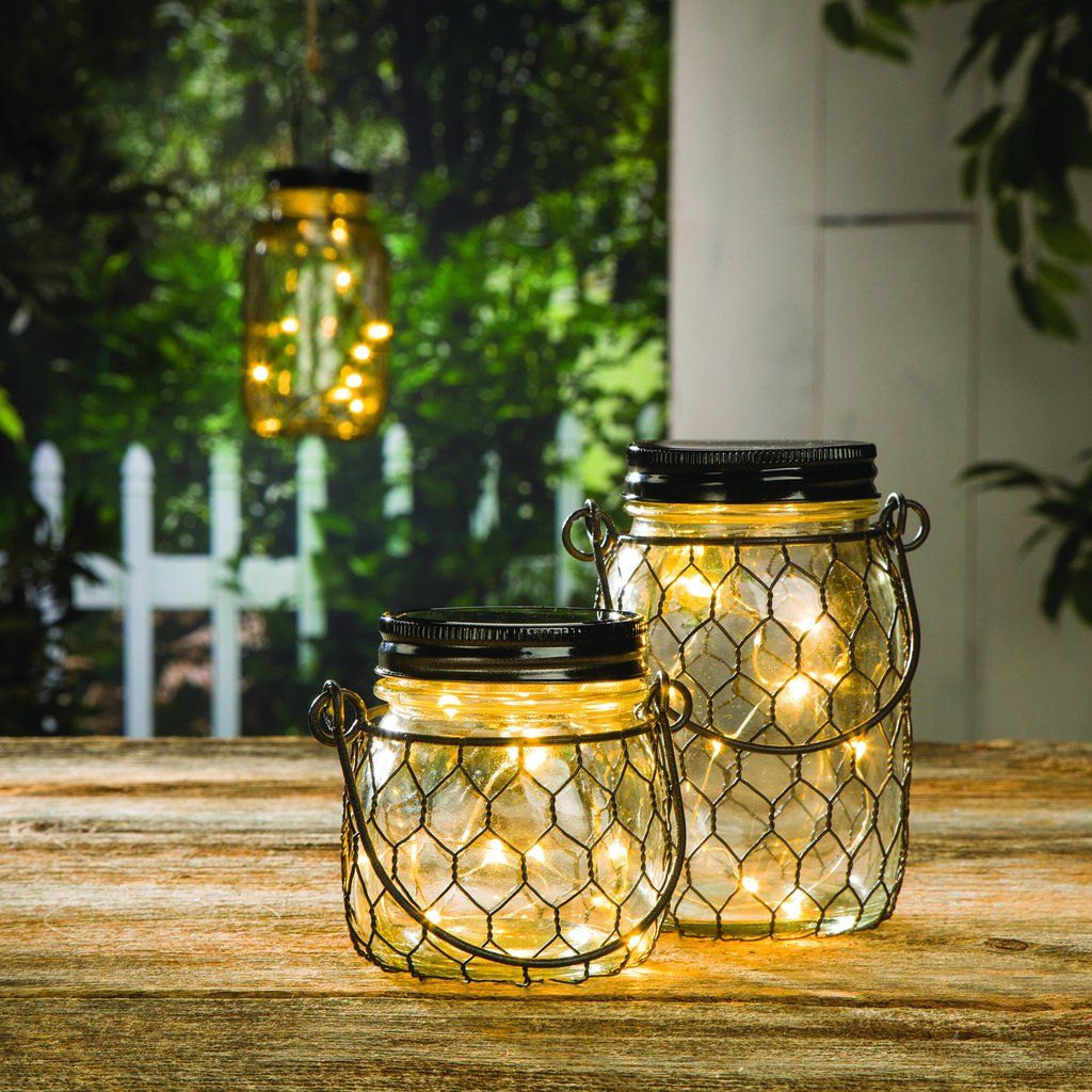 Rustic Wire Mason Jar Lamp Rustic Wire Mason Jar Lamp