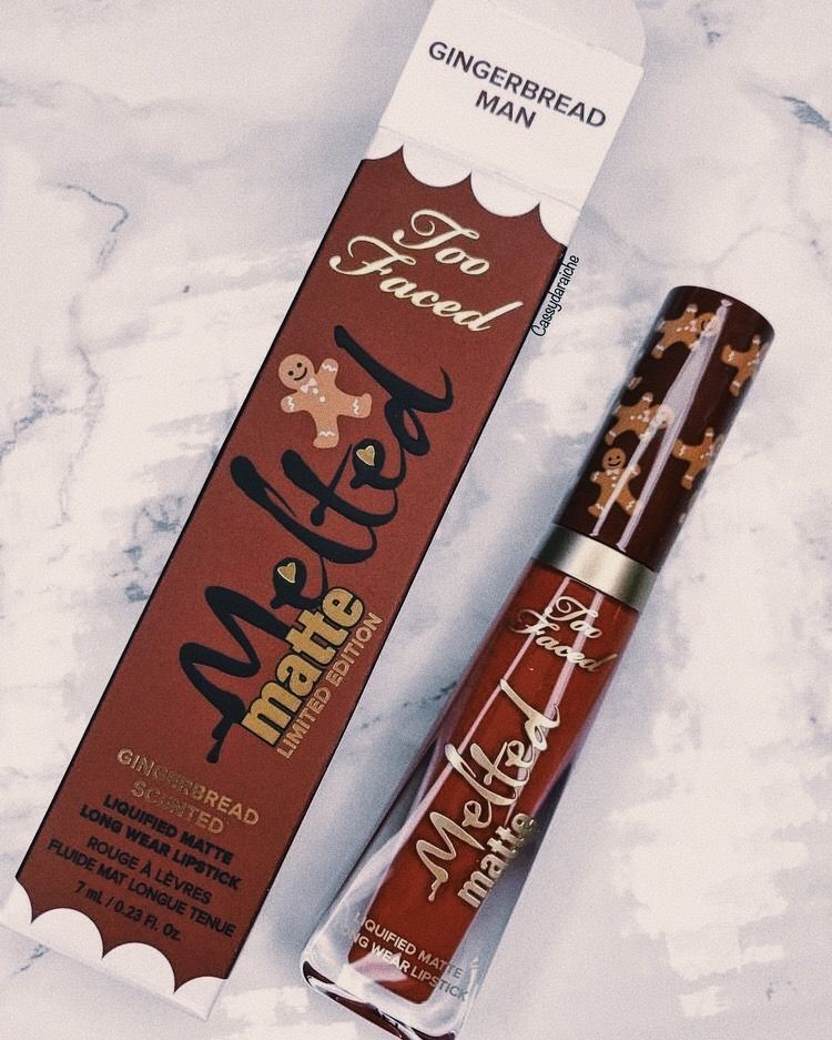 Too Faced Limited Edition Gingerbread Scented Melted Matte