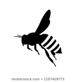 Download flying honey bee. silhouette honey bee icon vector | Bee ...