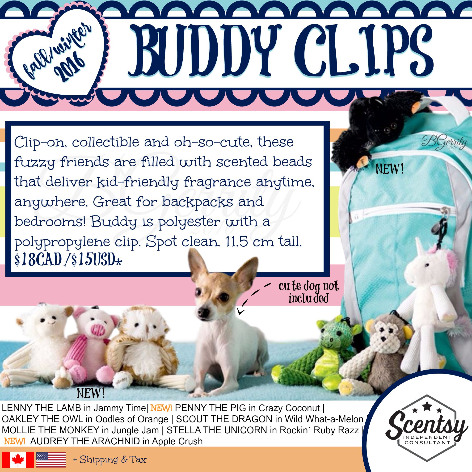 scentsy buddy clips scentsy kids fall winter 2016 flyer created by scentsy buddy flyer