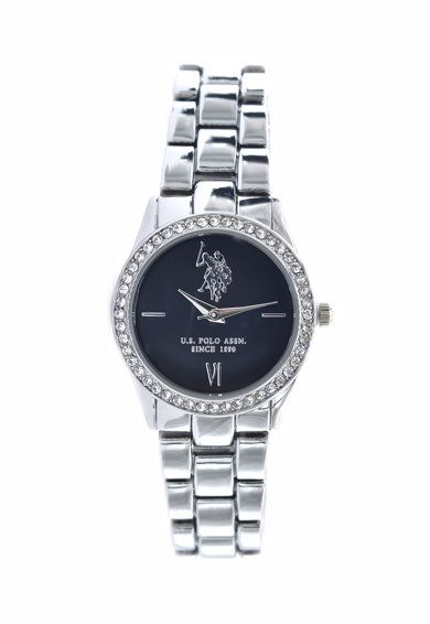 Caracteristici Tip mecanism: quartz Tip display: analog Stil: casual Colectie: blair Functii: ora, minut, secunda Rezistenta la apa: 3 atm Ambalaj: produsul este livrat in ambalaj personalizat. Detalii: coroana decorata cu zirconia Cadran Material geam: cristal mineral Culoare cadran: negru Tip citire cadran: cifre romane, linii Carcasa Forma carcasa: rotunda Material carcasa: inox Culoare carcasa: argintiu Diametru carcasa: 28 mm Curea/bratara Tip: bratara Material curea/bratara: inox Cu Rolex Watches, Zirconia, Polo, Silver, Accessories, Display, Products, Crystal, Floor Space
