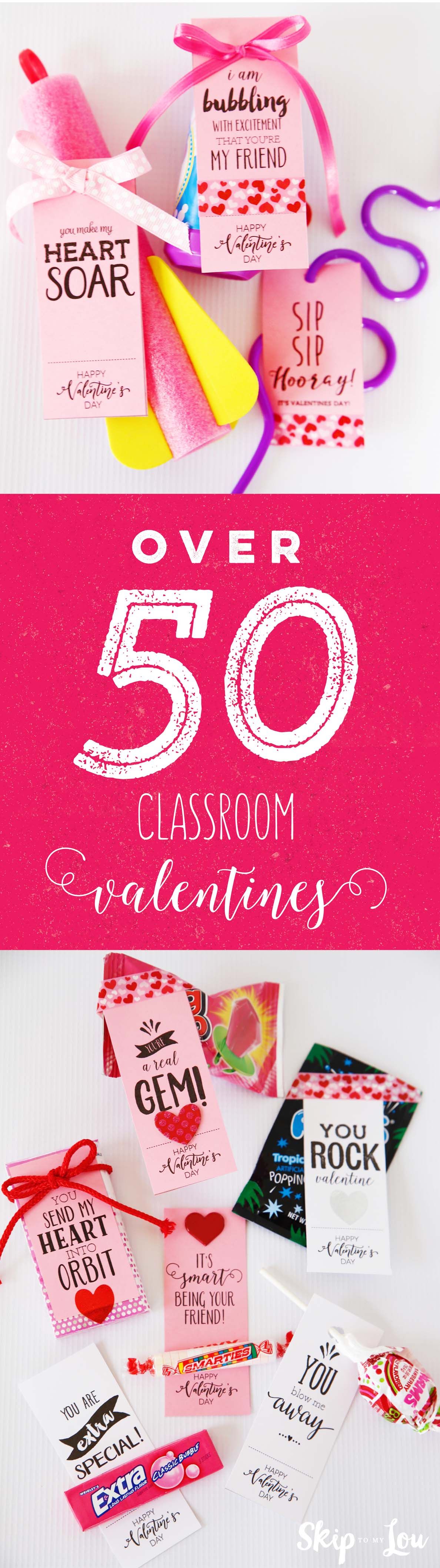 50 Classroom Valentines (Skip To My Lou)