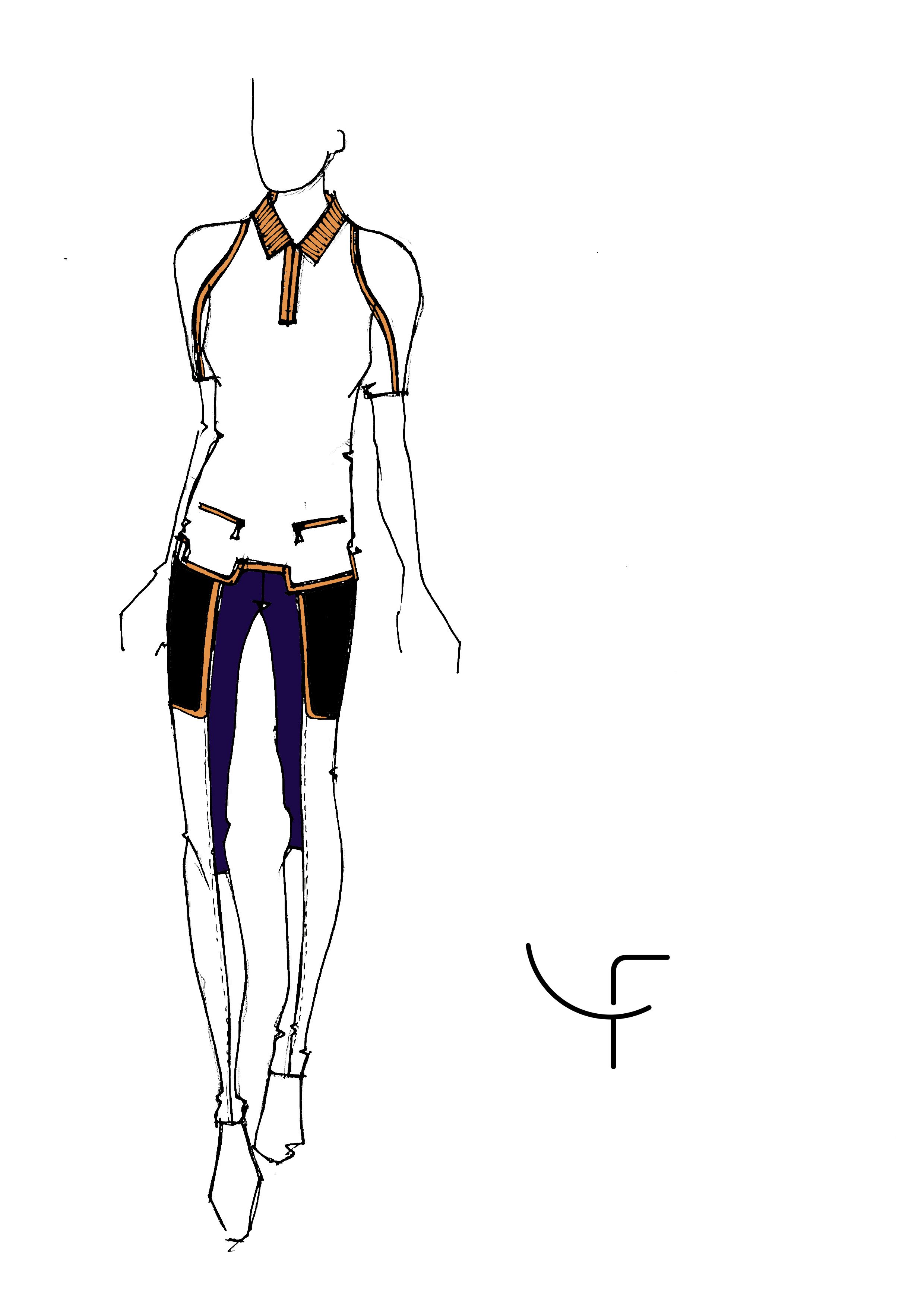 Dany Fay Golf Couture Sketches Collection SS17 Part I W http//www Dany Fay Golf Couture Sketches Collection SS17 Part I W http//www