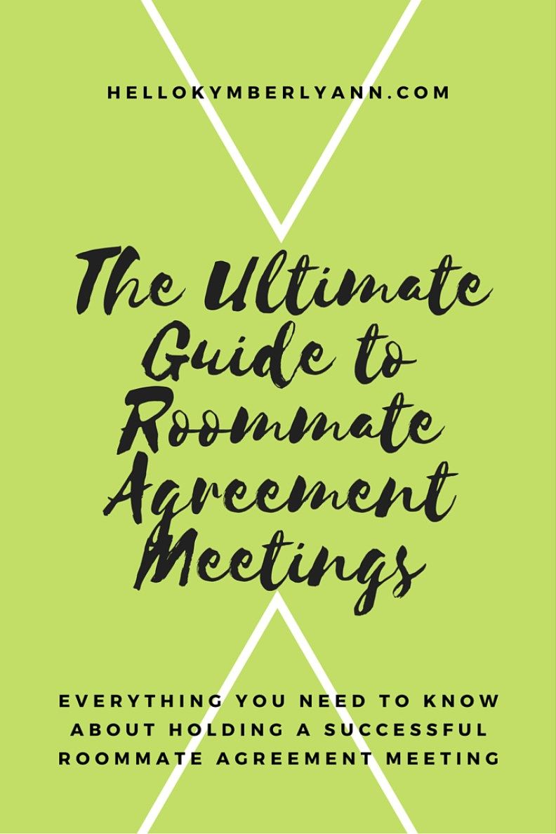 The Ultimate Guide to Roommate Agreement Meetings