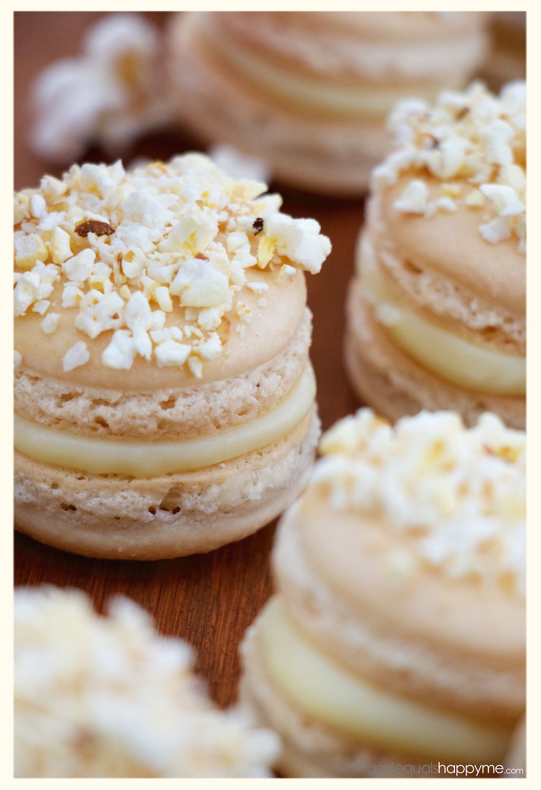 Salted Butter Popcorn Macarons Salted Butter Popcorn Macarons