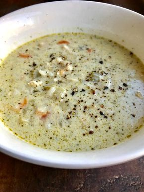 Copycat Panera Cream of Chicken and Wild Rice Soup Recipe - One Hundred Dollars a Month Wild Rice Soup Crockpot, Chicken Wild Rice Soup Recipe, Wild Rice Soup Recipes, Chicken Soup Recipes, Chicken Soups, Cream Of Chicken Rice, Easy Chicken And Rice, Creamy Chicken