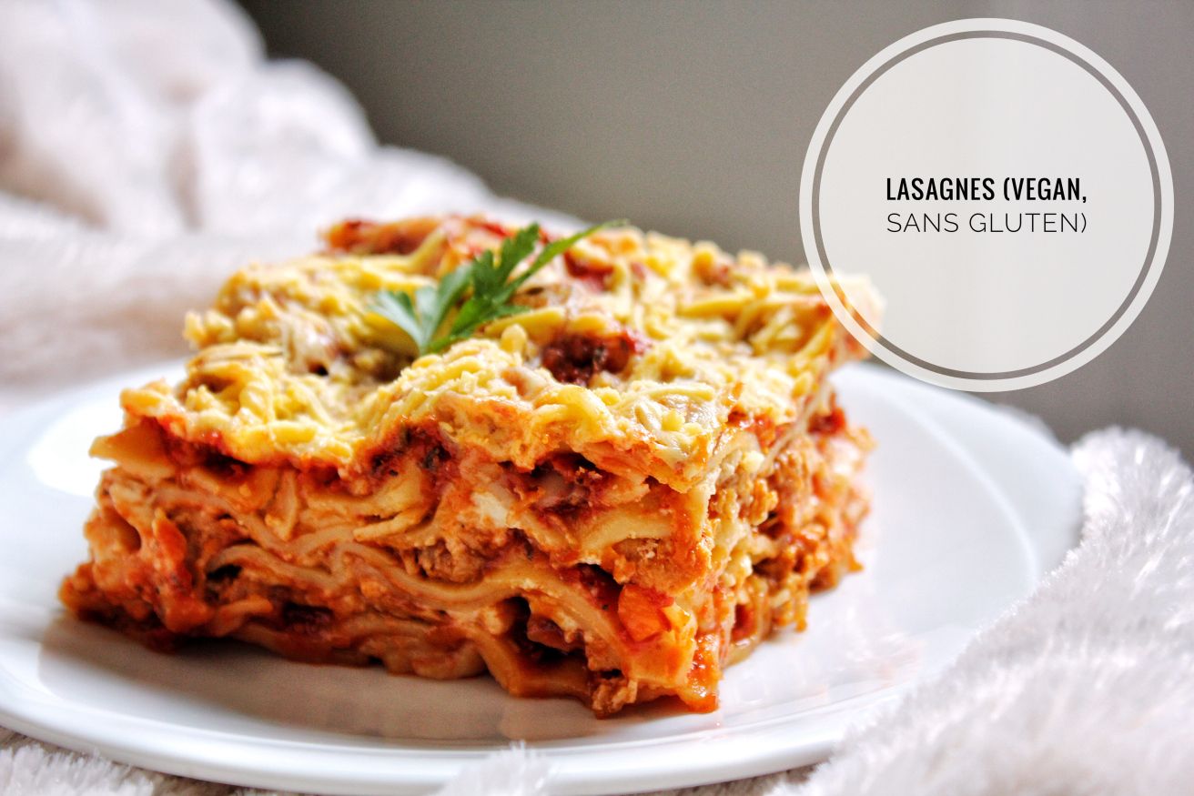 Lasagnes Proteines Soja Texturees Bechamel Sauce Tomate Vegan Sans