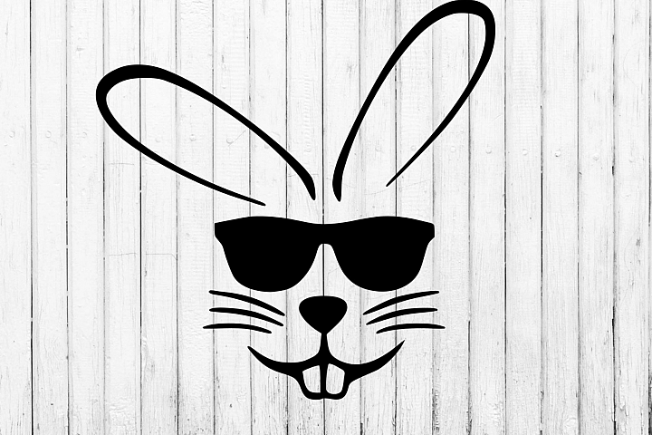 Download Easter bunny with sunglasses svg, clipart ...
