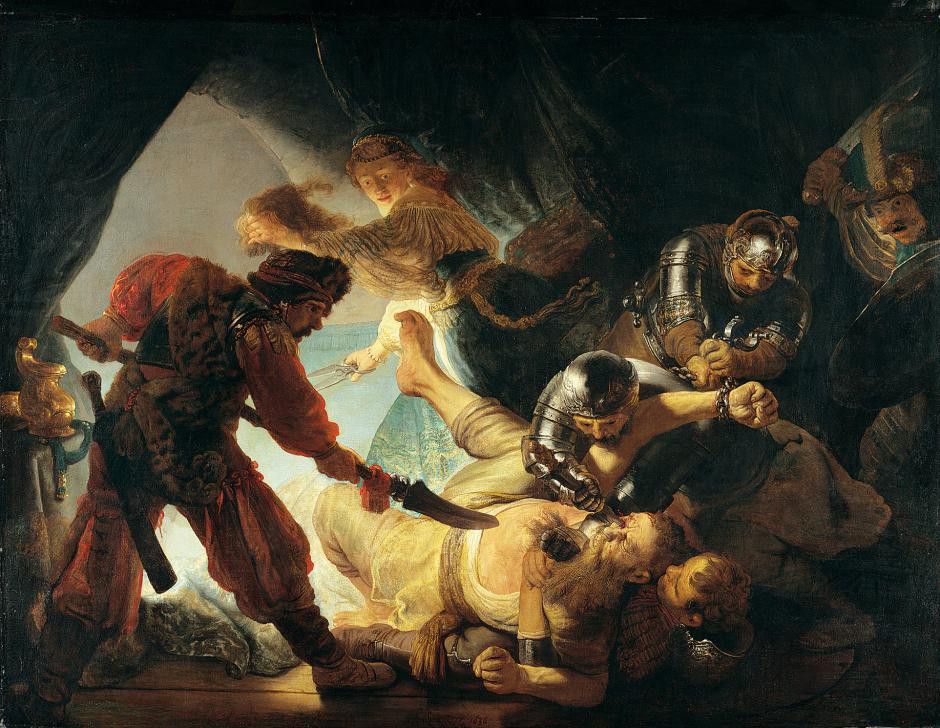 Rembrandt Harmensz Van Rijn The Blinding Of Samson Rembrandt Rembrandt Schilderijen Schilderij