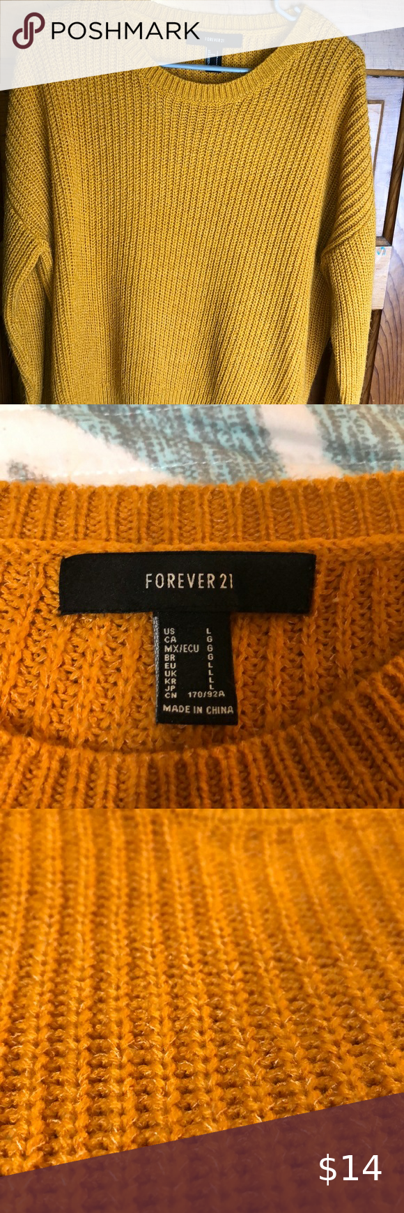 FOREVER 21 SWEATER Check out this listing I just f FOREVER 21 SWEATER Check out this listing I just f