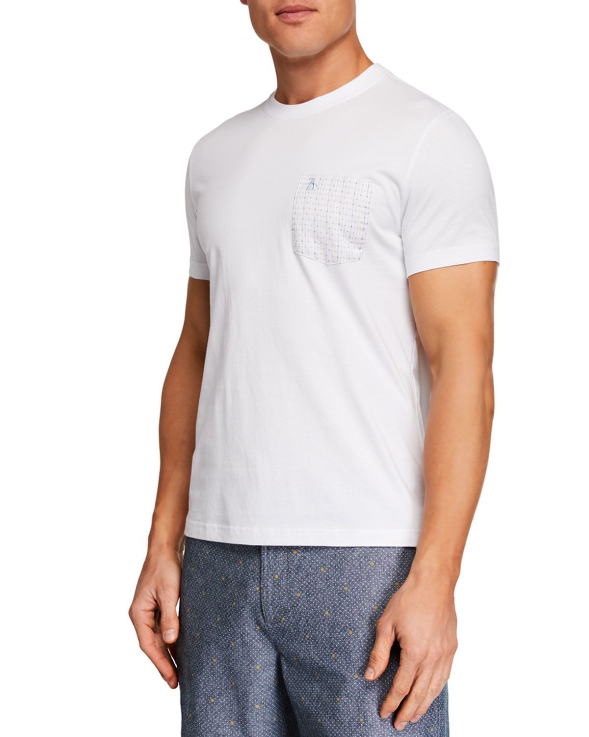 Original Penguin Mens Short Sleeve Pocket Tee