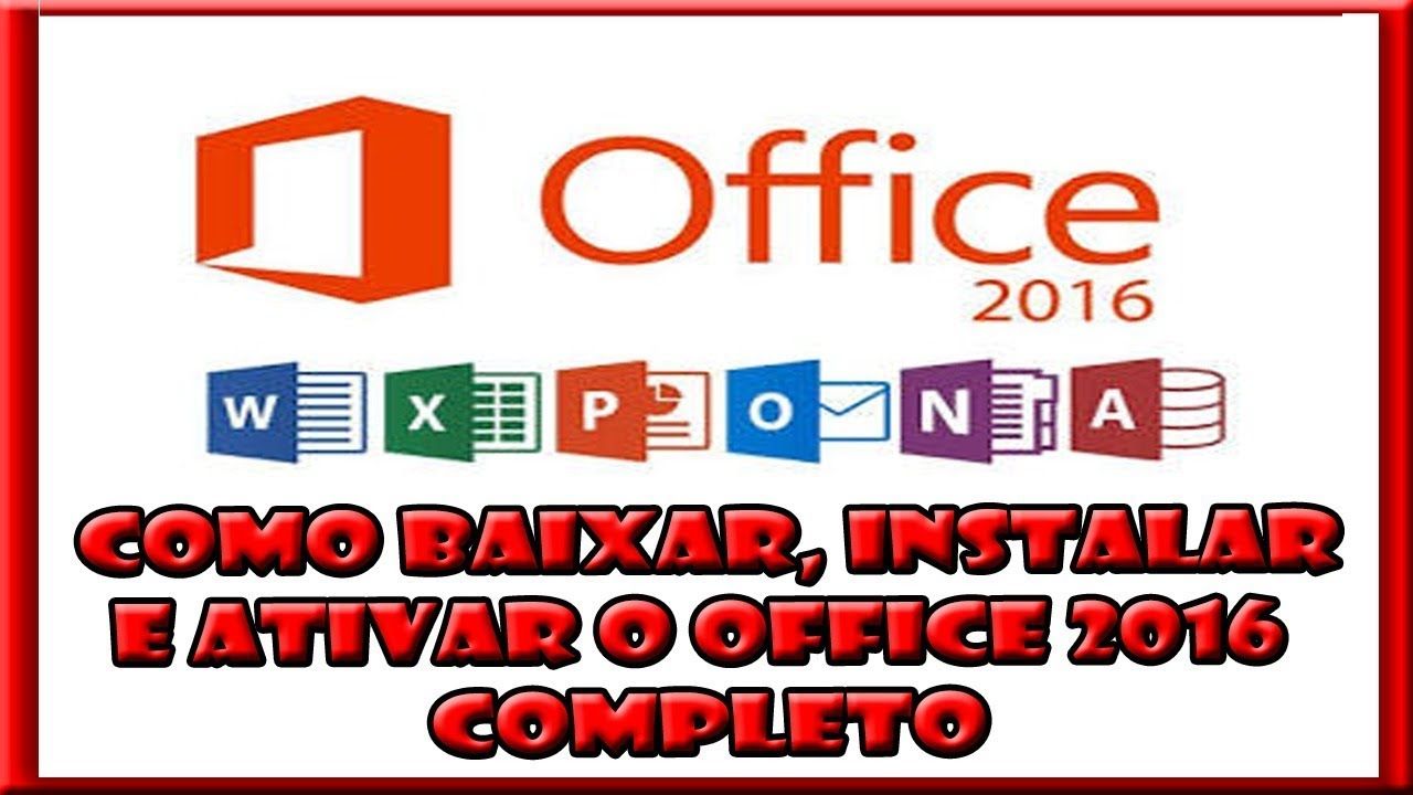 como instalar o pacote office 2016 64 bit gratis