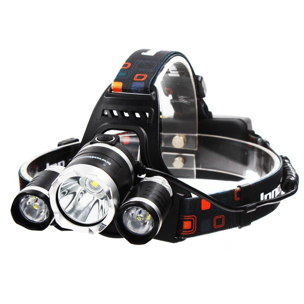 Rechargeable Headlamp 5000 Lumen Waterproof Headlight Flashlight Torch Readi...