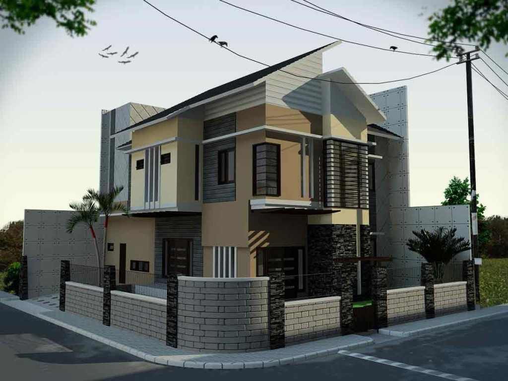 Lovely Home Design Type 70 Part - 9: Rumah Minimalis Modern Type 70 2 Lantai Check More At Http://desainrumahkita. Home Exterior Design3d ...