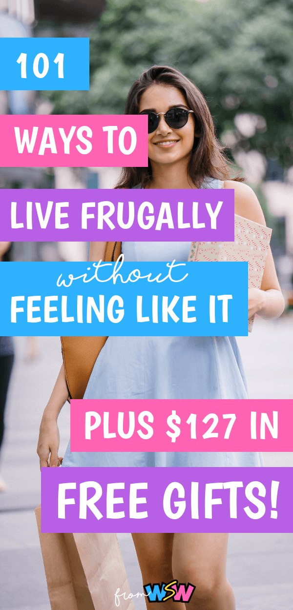 Click to read the ultimate guide to frugal living to learn 101 easy ways to save money. The ultimate guide to frugal living is perfect for frugal living beginners & will give you every tip, trick, and resource you need to be successful at frugal living. 101 ways to save money may seem like extreme frugal living, but they're all easy. Some of these frugal living tips will even MAKE you money! Yep, there's $127 worth of FREE MONEY here. Click to read these frugal living ideas. #frugalliving Saving Money Frugal Living, Start Saving Money, Frugal Living Tips, Frugal Tips, Save Money Fast, Ways To Save Money, How To Get Money, Money Tips, Money Advice
