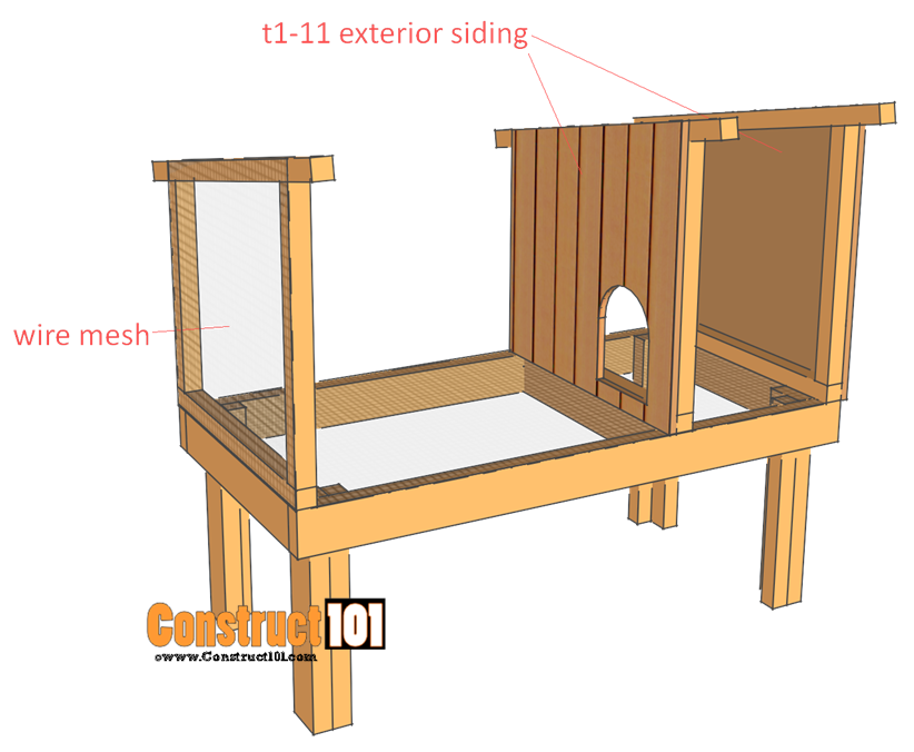Rabbit Hutch Plans - Step-By-Step Plans