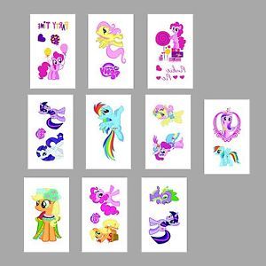 My little Pony Clear Sticker Waterproof Party Bag Candy bag seals bumper sticker